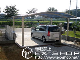 のカーポート プレシオスポート ワイド 積雪〜20cm対応 施工例