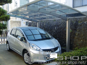 のカーポート プレシオスポート 単体 積雪〜20?対応 施工例