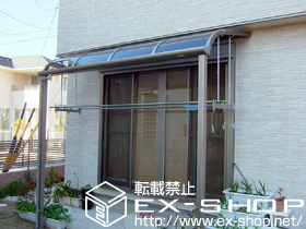 のバルコニー・ベランダ屋根 パワーアルファ RB型 テラスタイプ 単体積雪〜30cm対応 施工例