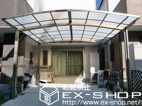 のカーポート カーブポートシグマIII ワイド 積雪〜20cm対応 施工例