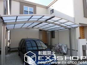 のカーポート カーブポートシグマIII M合掌　積雪〜20cm対応 施工例