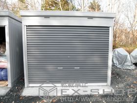 の物置・屋外倉庫 バイク保管庫 一般型 （FXN-2630S） 施工例