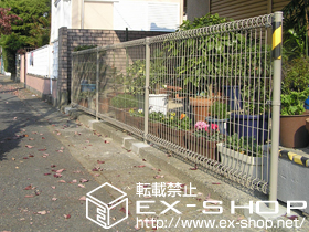 のフェンス・柵 ハイグリッドフェンスN1型 施工例