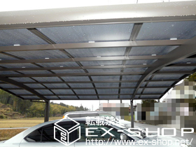 のカーポート カーブポートシグマIII ワイド 積雪〜20cm対応 施工例