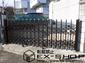 のカーゲート ポチガード 片開き キャスタータイプ 33S 施工例