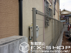 のフェンス・柵 ハイグリッドフェンスN1型 間仕切りタイプ 施工例