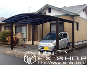 のカーポート プレシオスポート M合掌 積雪〜20cm対応 施工例