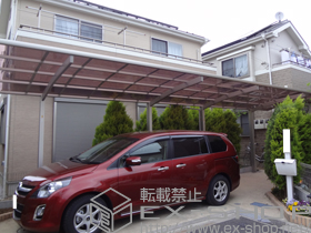 のカーポート レイナポート 縦連棟 積雪〜20cm対応 施工例