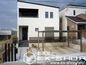 のカーポート エックスルーフ ワイド 積雪〜20cm対応 施工例