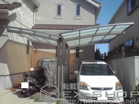 のカーポート カーブポートシグマIII Y合掌 積雪〜30cm対応 施工例