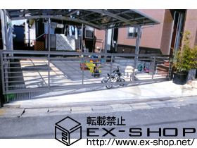 のカーゲート ワイドオーバードアS1型 手動式 57-10 施工例