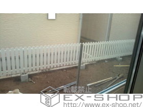 のフェンス・柵 レスティンフェンス7型 自由柱施工 施工例