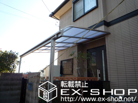 のテラス屋根 ライザーテラスII R型 単体 テラスタイプ 積雪〜20cm対応 施工例