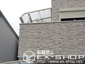 のバルコニー・ベランダ屋根 ライザーテラスII R型 屋根タイプ 積雪〜20cm対応 施工例