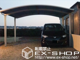 のカーポート プレシオスポート ワイド 積雪〜20cm対応 施工例