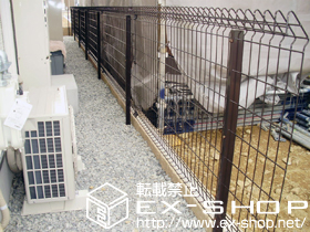 のフェンス・柵 メッシュフェンス G10-R 施工例