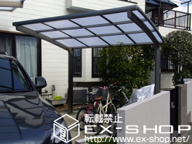 のサイクルポート・駐輪場 カーブポートシグマIII ミニ 積雪〜20cm対応 施工例