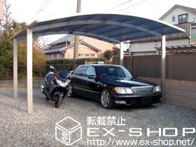 のカーポート プレシオスポート ワイド 積雪〜20cm対応 施工例