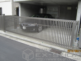 のカーゲート ワイドオーバードアS4型 電動式 施工例