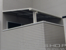 のテラス屋根 ライザーテラスII F型 テラスタイプ 単体 積雪〜20cm対応 施工例