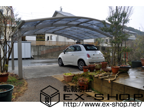 のカーポート プレシオスポート ワイド 積雪〜20cm対応 施工例