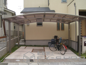 のカーポート カーブポートシグマIII ワイド 積雪〜30cm対応 施工例