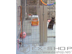 のフェンス・柵 ハイグリッドフェンスN8型 フリーポールタイプ 施工例