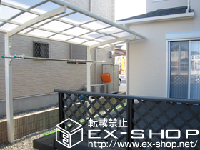 のサイクルポート・駐輪場 カーブポートシグマIII ミニ　積雪〜20cm 施工例