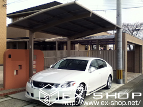 のカーポート カーブポートシグマIII 積雪〜30cm対応 施工例