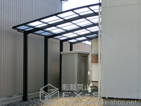 のカーポート ルーフポートシグマIII 延長 1500 積雪〜50cm対応 施工例