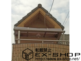 のバルコニー・ベランダ屋根 ライザーテラス?R型　バルコニータイプ　単体　積雪〜20cm対応 施工例