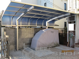 のカーポート プレシオスポート アルファ 積雪〜20cm対応 施工例