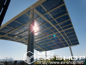 のカーポート カーブポートシグマIII ワイド 積雪〜20cm対応 施工例