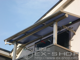 のバルコニー・ベランダ屋根 ヴェクターテラス F型 屋根タイプ 単体 積雪〜20cm対応 施工例