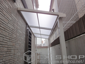 のテラス屋根 ライザーテラスII F型 単体 テラスタイプ 積雪〜20cm対応 施工例