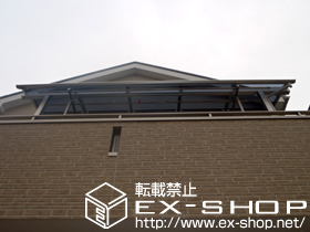 のバルコニー・ベランダ屋根 ヴェクターテラス R型 単体 屋根タイプ 積雪〜20cm対応 施工例