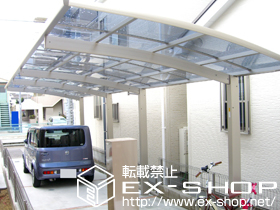 のカーポート プレシオスポート 縦連棟 積雪〜20cm対応 施工例