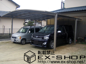 のカーポート カーブポートシグマIII ワイド 積雪〜20cm対応 施工例