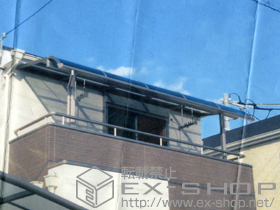 のバルコニー・ベランダ屋根 ライザーテラスII R型 屋根タイプ 積雪〜20?対応 施工例