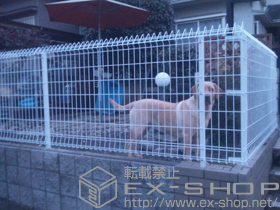 のフェンス・柵 メッシュフェンスG10-R 施工例