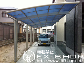 のカーポート レイナポート 縦連棟 　積雪〜20cm対応 施工例