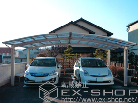 のカーポート レイナポート M合掌 積雪〜20cm対応 施工例
