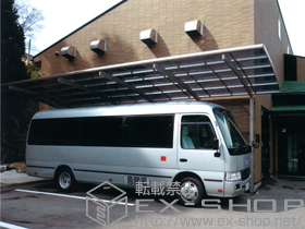 のカーポート レイナポート 縦連棟 積雪〜20cm対応 施工例