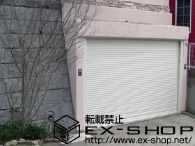 のガレージシャッター ガレージシャッター　クワトロ　電動式　内部付タイプ 施工例