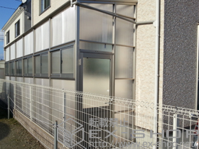 のストックヤード ストックヤードII 1500 両側ドア付きタイプ 連棟 積雪〜50cm対応+引掛け式物干し ロング 2本入 施工例