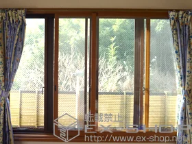 LIXIL リクシル(トステム)の内窓（二重窓・二重サッシ） インプラス ダストバリア 引違い 2枚建て 施工例