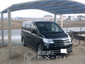 のカーポート プレシオスポート ワイド 積雪〜20cm対応 施工例