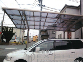 のカーポート カーブポートシグマIII 積雪〜30cm対応 施工例