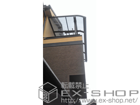 のバルコニー・ベランダ屋根 プレシオステラス R型 テラスタイプ 単体　積雪〜20cm対応 施工例