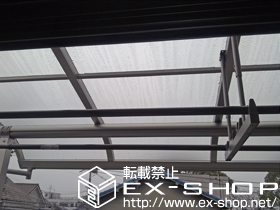 のバルコニー・ベランダ屋根 ヴェクターテラス R型 屋根タイプ 単体 施工例